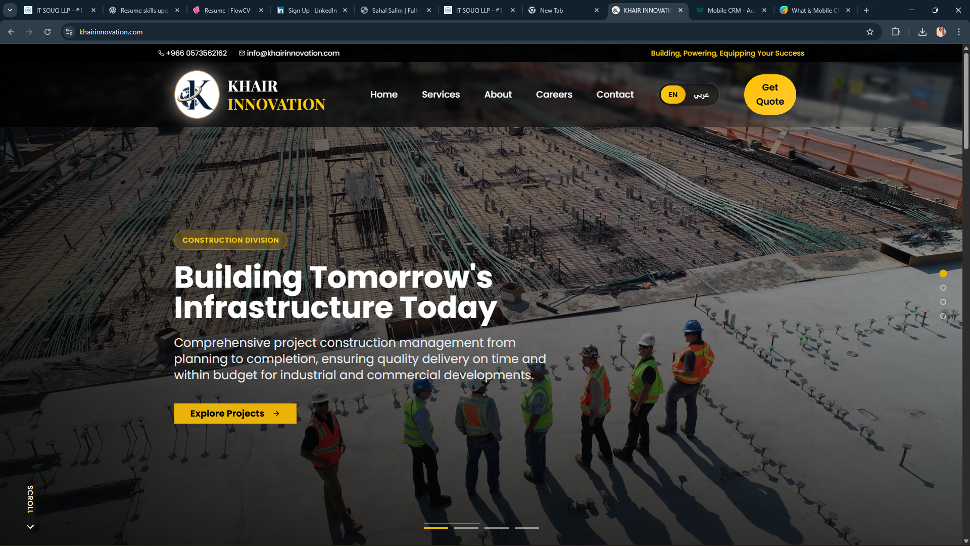 Khair Innovation Website